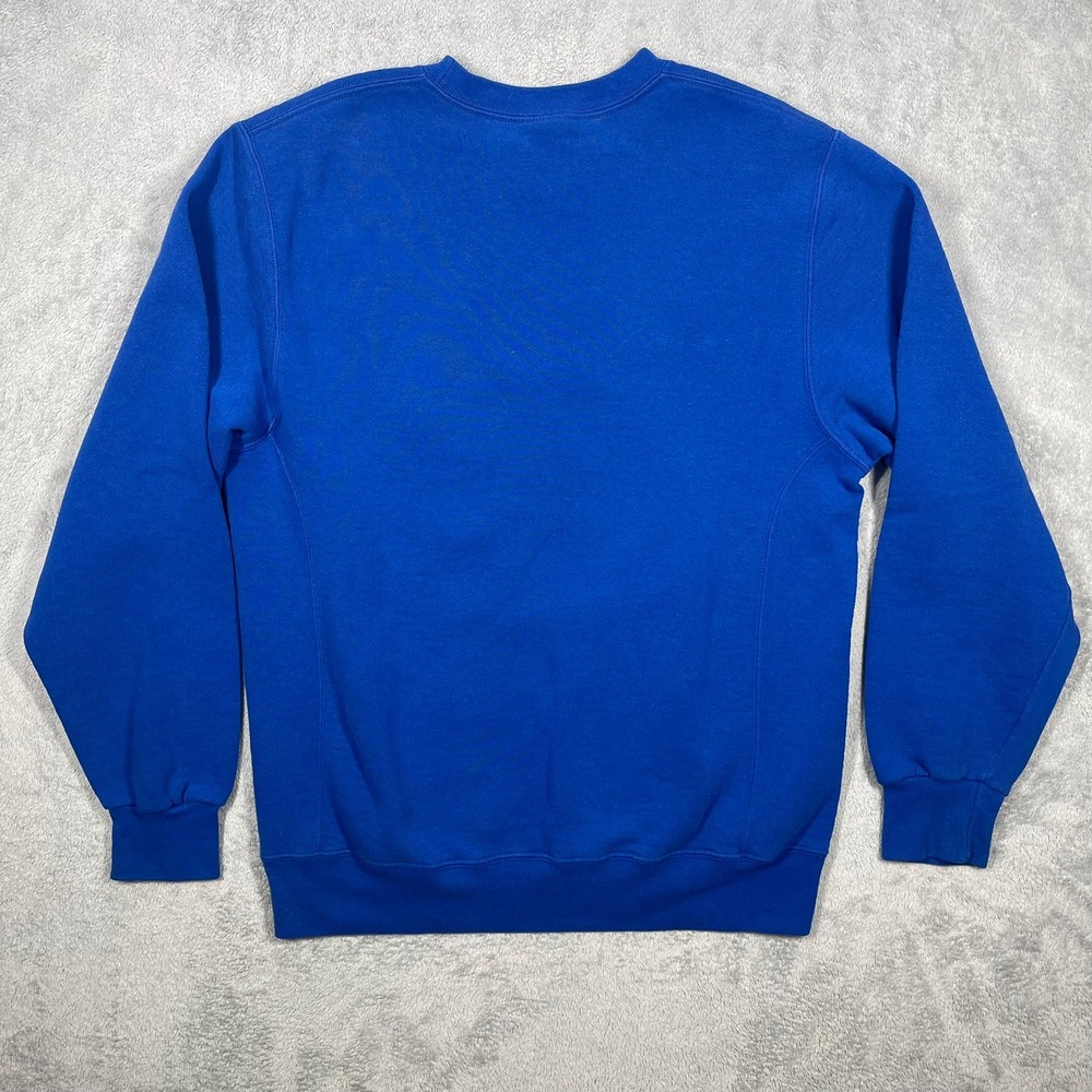 Russell Athletic Wrestling Sweatshirt Mens M Blue‎ Graphic Chief Logo Pullover - Picture 6 of 7